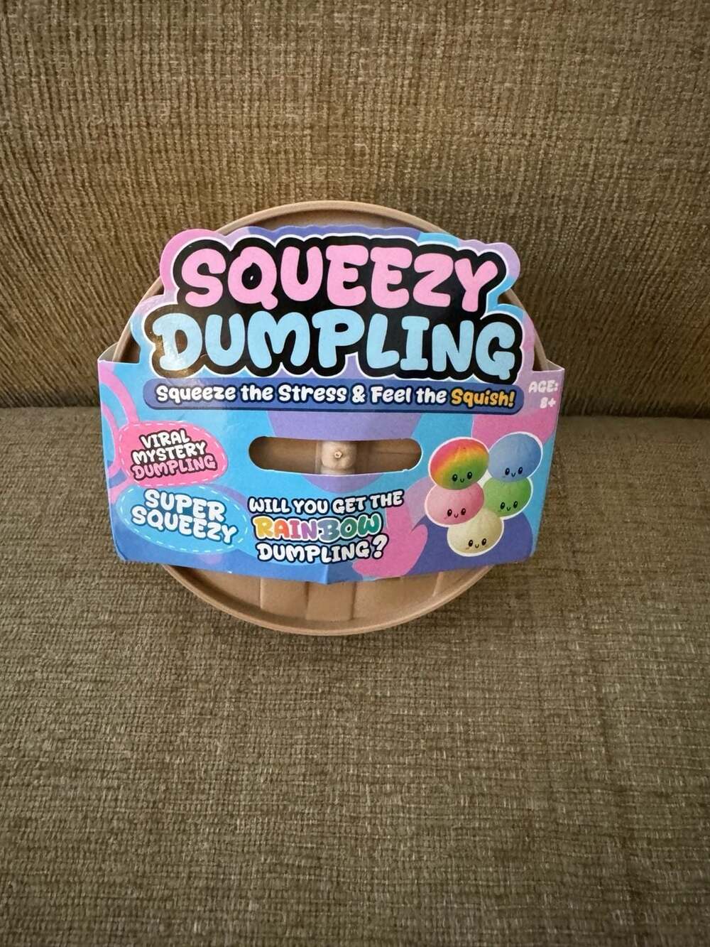 Outplay Squeezy Dumpling Viral Mystery Dumpling Squishy Fidget Toy Item No 04154